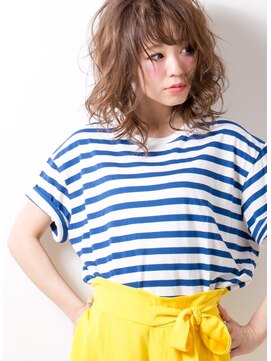 エルフォ(elfo) 【elfo】ゆるふわパーマで作る可愛いボブはスタイリングも簡単