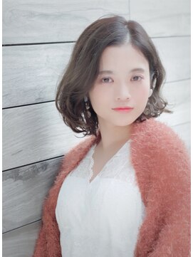 ヘアアンドケア エジェリラボ(hair&care egerie lab) クラシカル☆モードなパリジャンアッシュゆるふわボブ
