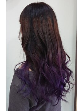 ブーフーウー(BOO-FOO-WOO) 【20代】スーパーロング×ボトムダウンカラー