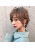 【Le'a　小暮】ネイビーカラー　耳掛けショート