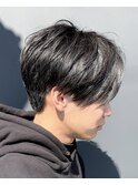 men's前下がりショート