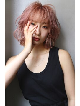 ブラン 梅田(Blanc) 【Blanc/梅田】ピンクラベンダー/くすみピンク/ボブayk2