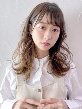 アイティーバイアルバム 八王子店(IT by ALBUM) ゆるミディ_くびれミディイヤリングカラーラベンダーカラー_8388