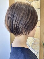 ビューオオサカ(VIEW OSAKA)&nbsp;丸みと綺麗なショートボブ☆透明感マロンベージュで垢抜ける