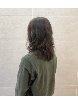 ボネッカ 鶴見(BONECCA) ミディアム×パーマ　　　　　片岡美里