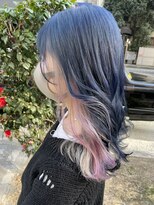 ココット 京橋店(cocotte)&nbsp;ブルーブラック×ピンクホワイト