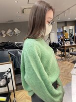 ロンド レア 天神大名店(Lond Le’a)&nbsp;ミルクティーベージュくびれヘア/メルティカラー/ビタミンカラー