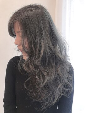 アレンヘアー 九条店(ALLEN hair) ハイライト×アッシュグレー