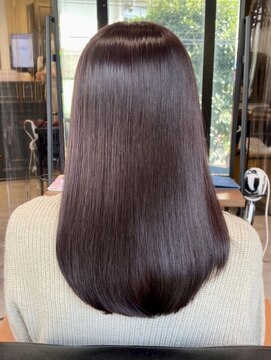 フォルテ ギンザ(FORTE GINZA) 髪質改善縮毛矯正×ミディアムヘア×韓国前髪
