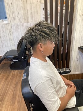ライズヘアー(RISE HAIR) ツイストパーマ＋ハイライト