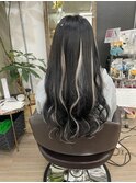 コントラストハイライト風プルエクステ