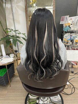 パーティパーティ ヘア(PARTYPARTY hair) コントラストハイライト風プルエクステ