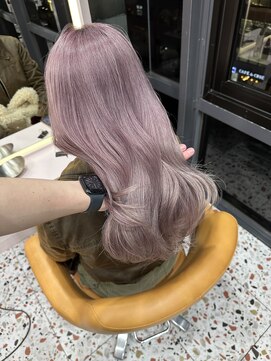 ボタン シブヤ(VOTAN SHIBUYA) 韓国ヘア/くびれヘア/ラベンダーピンク/ハイトーンカラー