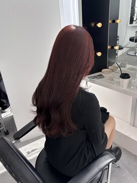 エトバイイオエ(et by ioe) 黒髪/ボブルフ/ネビージュ/小顔/ワンレン/髪質改善/グレージュ