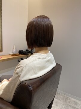 ヘアー プレイス ガーデン(Hair Place GARDEN) ミニボブ　切りっぱなし