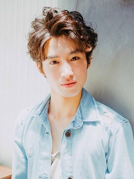 スタリー(Starry) アップバングメンズパーマ