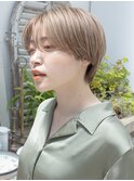 ハンサムショートヘア20代/30代/40代/50代/庭瀬