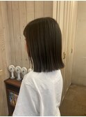 切りっぱなしボブ