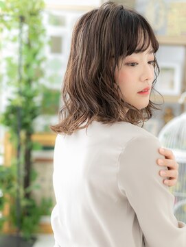 カバーヘア ブリス 北浦和(COVER HAIR bliss) ★ウェットヘアくびレイヤーミディアムウルフ20代30代40代★10