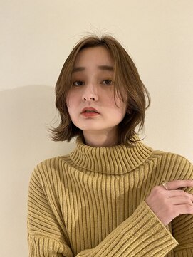 アヴァンスクロス あべのルシアス店(AVANCE.CROSS) ボブ×ブラウンベージュ