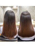 髪質改善ストレート