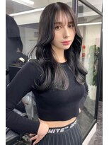 ランズ(LANDS)&nbsp;ワンホンへア 顔まわりレイヤーカット 【韓国ヘア 大阪 梅田】