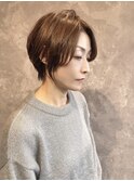モカベージュ【大人美人ショート】