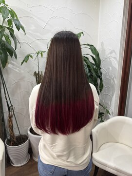 アン(Hair make un) グラデーションカラー