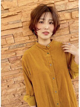 グランジュテ(grandjute) 白髪ぼかし　カラー　ハイライト　デジタルパーマ