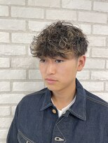 アッシュ 稲田堤店(Ash) リーゼンマッシュ×バレイヤージュ