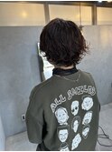 【Basis福田】ショートパーマ×オレンジカラー