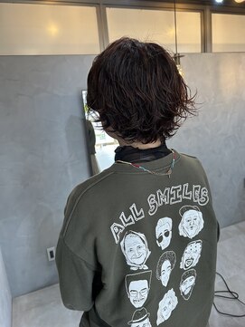 ベーシス(Basis) 【Basis福田】ショートパーマ×オレンジカラー