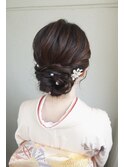 訪問着着付け＋ヘアセット
