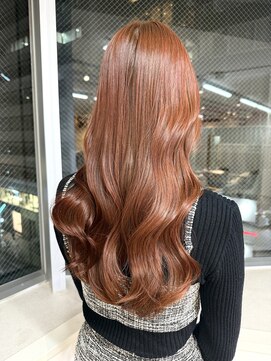 ミョンシル ブリーチなしピンクベージュ