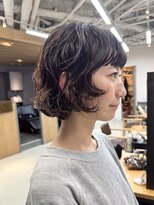 ミィ 表参道(mee.)&nbsp;似合わせカット ボブパーマ パーマ ミニボブ 切りっぱなしボブ