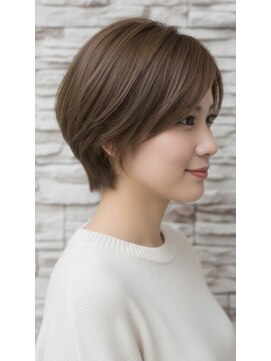 レウナ 外苑前(Reuna) 【30代40代50代】カットで決まるひし形ショートボブ