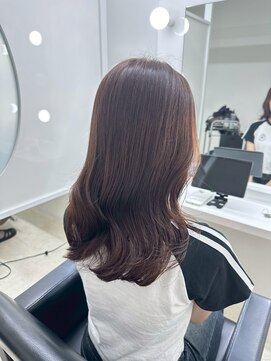 ジーナ 札幌(Zina) 髪質改善＊ココアブラウンミディ＊美髪【Zina札幌】