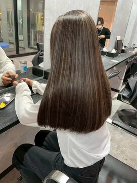 ヘアースマイルクー(HAIR SMILE COEUR) 【COEUR/SHUEI】髪質改善 縮毛矯正 ハイライト 白髪ぼかし