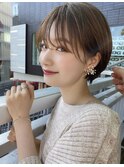 髪質改善/大人ガーリー/似合わせカット/ショートボブ前髪/仙台