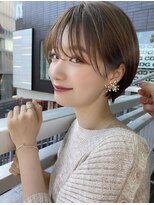 サンドパールス 仙台店(sand PALCE)&nbsp;髪質改善/大人ガーリー/似合わせカット/ショートボブ前髪/仙台