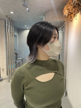 シー(shii..) 《shii..船水》#インナーカラー#シルバー#ホワイトシルバー