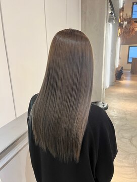 ラム(L'am) ストレート/グレージュカラー/髪質改善/トリートメント/高松
