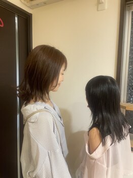 ヘアーシュシュ(hair chou chou)の写真/お子様もご一緒に、おうち感覚で心までほぐれる自宅サロン。癒しのサロンタイムをお過ごしください♪