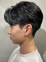 ニコ トウキョウ ヨコハマ(nico)&nbsp;メンズセンターパートウルフセンターパートニュアンスパーマ襟足