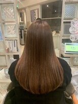 アシャ ヘアー ソリューション 神戸店(asha hair solution)&nbsp;イメチェン/ピンクベージュ/アンブレラカラー/前髪/摂津本山