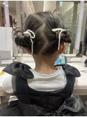 ヘアセット　親子　家族連れ　ヘアアレンジ◆