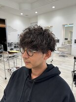 ロンド ラマ 岐阜(Lond bla-ma) 刈り上げマッシュ×シャドウパーマ【Lond伊藤メンズ】