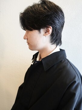 テラス(Terrace) メンズセンターパート×ニュアンスパーマ