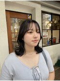 韓国風layer cut♪　くびれボブ