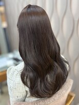 アクシス ナゴヤ(AXIS NAGOYA) 【なつみ】ダークパープル/ナチュラルショート/夏のヘアアレンジ
